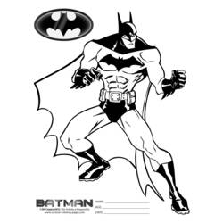 ぬりえページ: バットマン (スーパーヒーロー) #76890 - 無料の印刷可能なぬりえページ