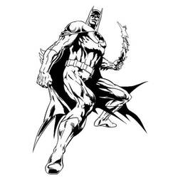 ぬりえページ: バットマン (スーパーヒーロー) #76917 - 無料の印刷可能なぬりえページ