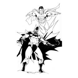 ぬりえページ: バットマン (スーパーヒーロー) #76987 - 無料の印刷可能なぬりえページ