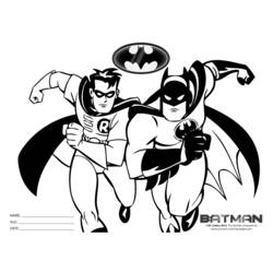 ぬりえページ: バットマン (スーパーヒーロー) #76988 - 無料の印刷可能なぬりえページ