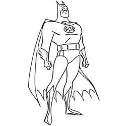 ぬりえページ: バットマン (スーパーヒーロー) #77000 - 無料の印刷可能なぬりえページ