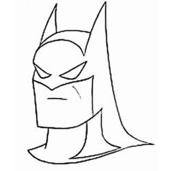 ぬりえページ: バットマン (スーパーヒーロー) #77005 - 無料の印刷可能なぬりえページ