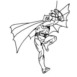 ぬりえページ: バットマン (スーパーヒーロー) #77029 - 無料の印刷可能なぬりえページ