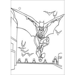 ぬりえページ: バットマン (スーパーヒーロー) #77038 - 無料の印刷可能なぬりえページ