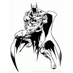 ぬりえページ: バットマン (スーパーヒーロー) #77084 - 無料の印刷可能なぬりえページ