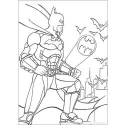 ぬりえページ: バットマン (スーパーヒーロー) #77093 - 無料の印刷可能なぬりえページ