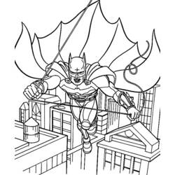 ぬりえページ: バットマン (スーパーヒーロー) #77099 - 無料の印刷可能なぬりえページ