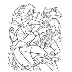 ぬりえページ: バットマン (スーパーヒーロー) #77110 - 無料の印刷可能なぬりえページ
