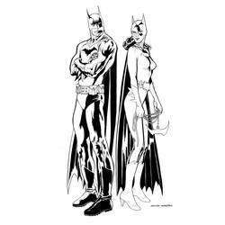 ぬりえページ: バットマン (スーパーヒーロー) #77135 - 無料の印刷可能なぬりえページ