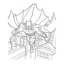 ぬりえページ: バットマン (スーパーヒーロー) #77170 - 無料の印刷可能なぬりえページ