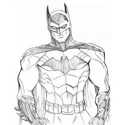 ぬりえページ: バットマン (スーパーヒーロー) #77183 - 無料の印刷可能なぬりえページ