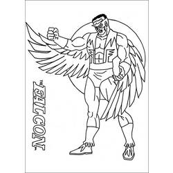 ぬりえページ: キャプテン・アメリカ (スーパーヒーロー) #76588 - 無料の印刷可能なぬりえページ