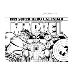 ぬりえページ: キャプテン・アメリカ (スーパーヒーロー) #76603 - 無料の印刷可能なぬりえページ