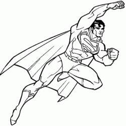 ぬりえページ: DCコミックスのスーパーヒーロー (スーパーヒーロー) #80114 - 無料の印刷可能なぬりえページ