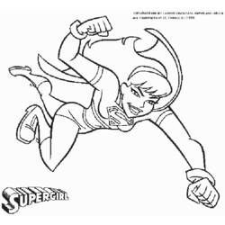 ぬりえページ: DCコミックスのスーパーヒーロー (スーパーヒーロー) #80128 - 無料の印刷可能なぬりえページ