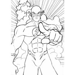 ぬりえページ: DCコミックスのスーパーヒーロー (スーパーヒーロー) #80153 - 無料の印刷可能なぬりえページ