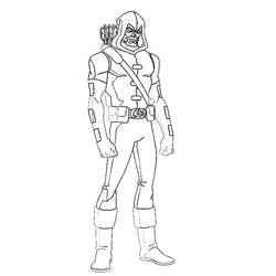ぬりえページ: DCコミックスのスーパーヒーロー (スーパーヒーロー) #80209 - 無料の印刷可能なぬりえページ