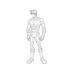 ぬりえページ: DCコミックスのスーパーヒーロー (スーパーヒーロー) #80333 - 無料の印刷可能なぬりえページ