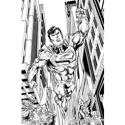 ぬりえページ: DCコミックスのスーパーヒーロー (スーパーヒーロー) #80367 - 無料の印刷可能なぬりえページ