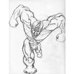 ぬりえページ: DCコミックスのスーパーヒーロー (スーパーヒーロー) #80435 - 無料の印刷可能なぬりえページ