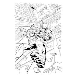 ぬりえページ: デッドプール (スーパーヒーロー) #82835 - 無料の印刷可能なぬりえページ
