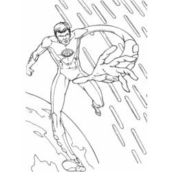 ぬりえページ: ファンタスティック・フォー (スーパーヒーロー) #76335 - 無料の印刷可能なぬりえページ
