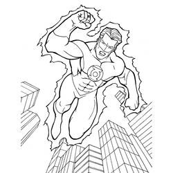 ぬりえページ: グリーンランタン (スーパーヒーロー) #81292 - 無料の印刷可能なぬりえページ