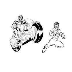 ぬりえページ: グリーンランタン (スーパーヒーロー) #81295 - 無料の印刷可能なぬりえページ