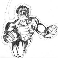 ぬりえページ: グリーンランタン (スーパーヒーロー) #81339 - 無料の印刷可能なぬりえページ