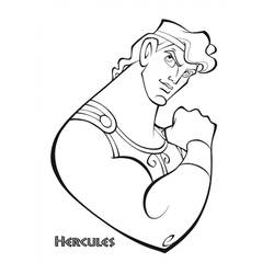 ぬりえページ: ヘラクレス (スーパーヒーロー) #84149 - 無料の印刷可能なぬりえページ