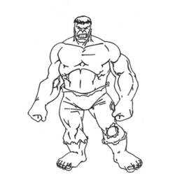 ぬりえページ: ハルク (スーパーヒーロー) #79014 - 無料の印刷可能なぬりえページ