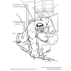 ぬりえページ: ハルク (スーパーヒーロー) #79135 - 無料の印刷可能なぬりえページ