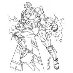 ぬりえページ: 鉄人 (スーパーヒーロー) #80560 - 無料の印刷可能なぬりえページ