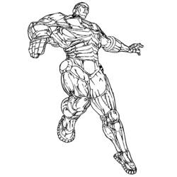 ぬりえページ: 鉄人 (スーパーヒーロー) #80564 - 無料の印刷可能なぬりえページ