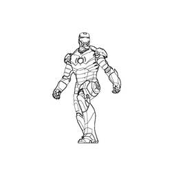 ぬりえページ: 鉄人 (スーパーヒーロー) #80566 - 無料の印刷可能なぬりえページ