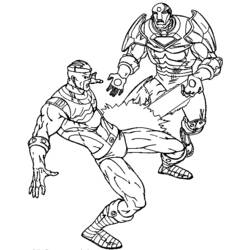 ぬりえページ: 鉄人 (スーパーヒーロー) #80569 - 無料の印刷可能なぬりえページ