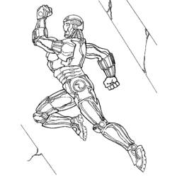 ぬりえページ: 鉄人 (スーパーヒーロー) #80583 - 無料の印刷可能なぬりえページ