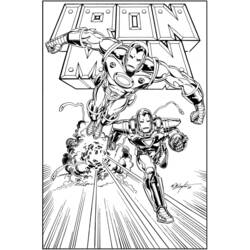 ぬりえページ: 鉄人 (スーパーヒーロー) #80587 - 無料の印刷可能なぬりえページ
