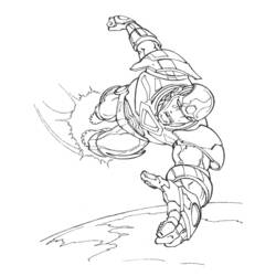 ぬりえページ: 鉄人 (スーパーヒーロー) #80596 - 無料の印刷可能なぬりえページ