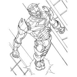 ぬりえページ: 鉄人 (スーパーヒーロー) #80602 - 無料の印刷可能なぬりえページ