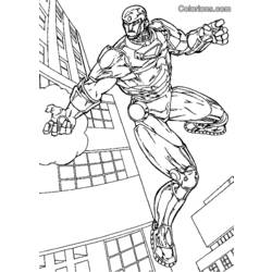 ぬりえページ: 鉄人 (スーパーヒーロー) #80616 - 無料の印刷可能なぬりえページ