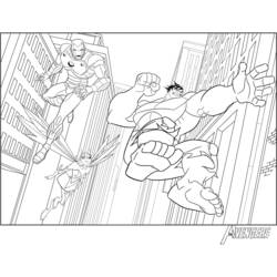 ぬりえページ: 鉄人 (スーパーヒーロー) #80647 - 無料の印刷可能なぬりえページ
