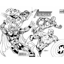 ぬりえページ: マーベル スーパー ヒーローズ (スーパーヒーロー) #79675 - 無料の印刷可能なぬりえページ