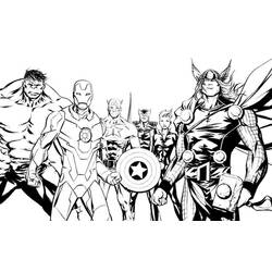 ぬりえページ: マーベル スーパー ヒーローズ (スーパーヒーロー) #79857 - 無料の印刷可能なぬりえページ