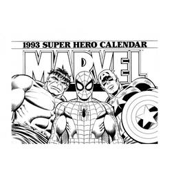 ぬりえページ: マーベル スーパー ヒーローズ (スーパーヒーロー) #79862 - 無料の印刷可能なぬりえページ