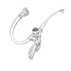 ぬりえページ: ミスター・ファンタスティック (スーパーヒーロー) #84773 - 無料の印刷可能なぬりえページ