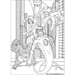 ぬりえページ: ミスター・ファンタスティック (スーパーヒーロー) #84794 - 無料の印刷可能なぬりえページ