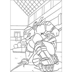 ぬりえページ: 忍者タートルズ (スーパーヒーロー) #75375 - 無料の印刷可能なぬりえページ