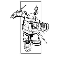 ぬりえページ: 忍者タートルズ (スーパーヒーロー) #75411 - 無料の印刷可能なぬりえページ