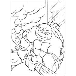 ぬりえページ: 忍者タートルズ (スーパーヒーロー) #75431 - 無料の印刷可能なぬりえページ